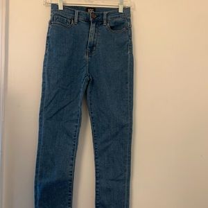 Urban Outfitters BDG super high rise frayed jeans